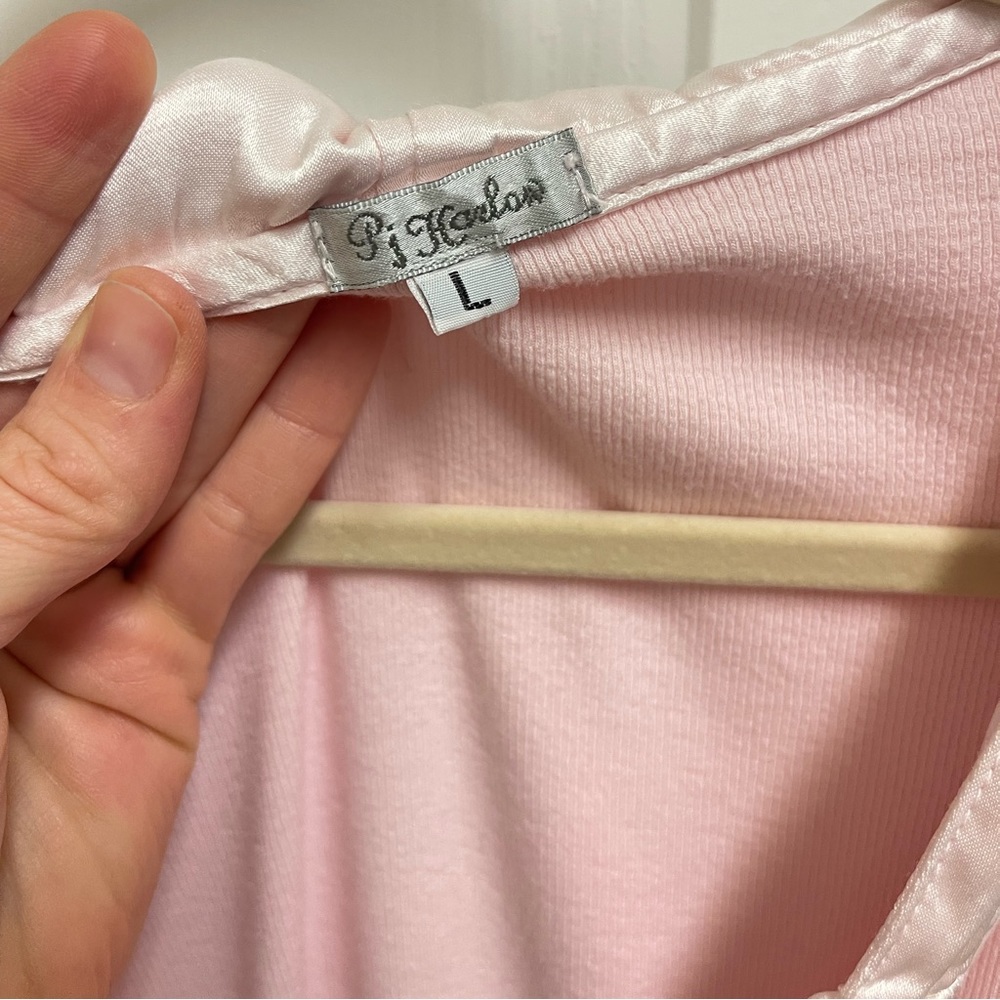 Pj Harlow Pink Tie Front Hooded Cardigan - Picture 7 of 12
